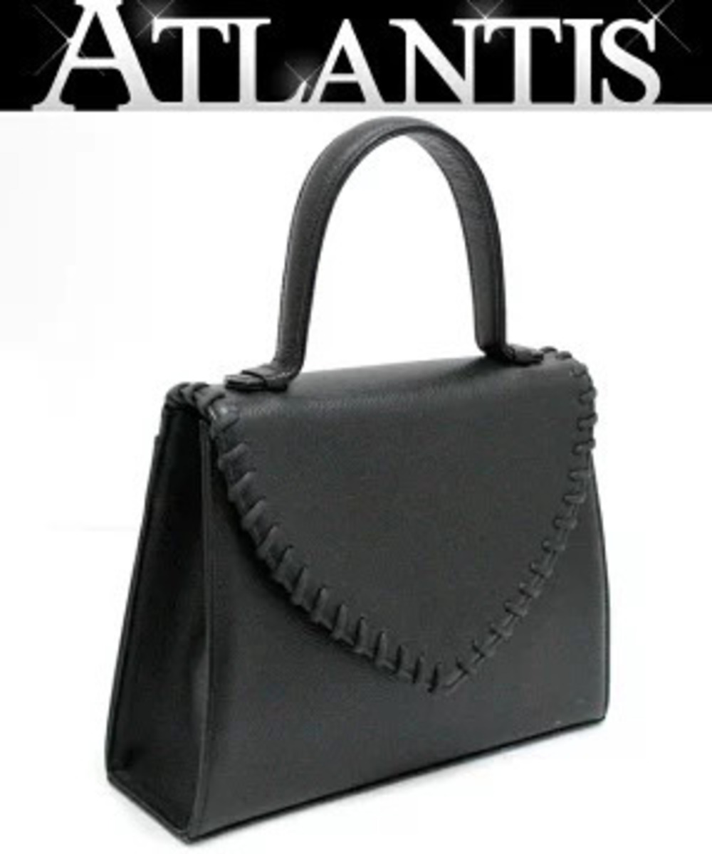 Saint Laurent Paris Leather Handbag Black